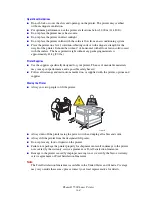 Preview for 4 page of Xerox Plaser 5500 User Safety