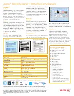 Preview for 2 page of Xerox Travel Scanner 150 Specifications