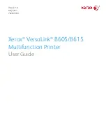 Предварительный просмотр 1 страницы Xerox VersaLink B615 User Manual