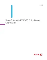 Preview for 1 page of Xerox VersaLink C500 User Manual
