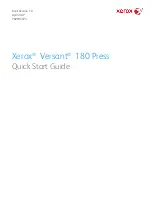 Предварительный просмотр 1 страницы Xerox Versant 180 Quick Start Manual