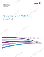 Xerox Versant 2100 User Manual preview