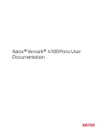 Xerox Versant 4100 User Documentation preview