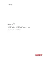 Предварительный просмотр 1 страницы Xerox W110 User Manual