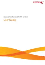 Xerox Wide Format 6705 System User Manual preview