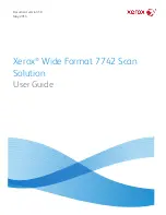 Xerox Wide Format 7742 User Manual preview