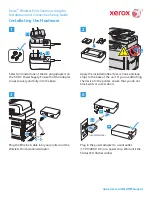 Preview for 1 page of Xerox Wireless Print Solutions Adapter Installation And Connection Manual