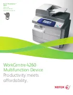 Предварительный просмотр 1 страницы Xerox WorkCentre 4260 Series Brochure & Specs