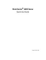 Preview for 1 page of Xerox WorkCentre 4260C Quick Use Manual