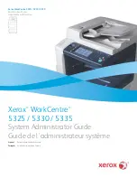 Preview for 1 page of Xerox WorkCentre 5320 Administrator'S Manual