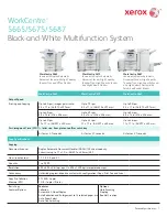 Preview for 1 page of Xerox WorkCentre 5665 Detailed Specifications