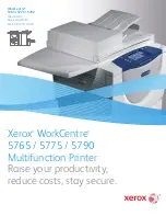 Предварительный просмотр 1 страницы Xerox WorkCentre 5765 Information Sheet