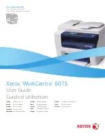 Xerox WorkCentre 6015 User Manual preview