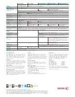 Предварительный просмотр 4 страницы Xerox WorkCentre 6015NI Specifications