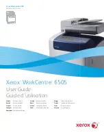 Предварительный просмотр 1 страницы Xerox WorkCentre 6505 User Manual