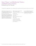 Preview for 6 page of Xerox WorkCentre 6505N Evaluator Manual