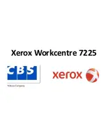 Предварительный просмотр 1 страницы Xerox WorkCentre 7225 Manual