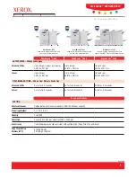 Xerox WorkCentre 7655 Detailed Specifications preview