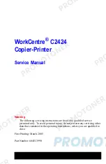 Preview for 3 page of Xerox WORKCENTRE C2424 Service Manual