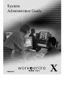 Предварительный просмотр 1 страницы Xerox WorkCentre Pro 421 System Administrator Manual