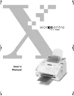 Preview for 1 page of Xerox WorkCentre Pro 580 User Manual