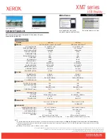 Preview for 2 page of Xerox XM7-19w Specifications