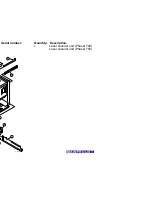 Preview for 68 page of Xerox Z740/N - Phaser 740 Color Laser Printer Parts List