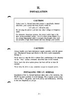 Preview for 13 page of XETEC Lt. Kernal Operating Manual