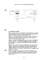 Preview for 19 page of XETEC Lt. Kernal Operating Manual