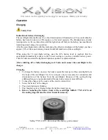 Preview for 8 page of XeVision XeRay XV-LX70 User Manual