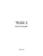 Xexun Tk 102-2 Quick Start Manual preview