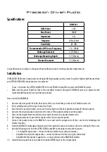 Preview for 3 page of XFIRE AUDIO BMW42S Owner'S Manual