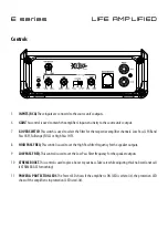 Preview for 8 page of XFIRE AUDIO E-2502D Owner'S Manual