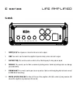 Preview for 8 page of XFIRE AUDIO E-6001D Owner'S Manual