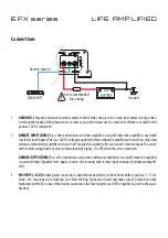 Предварительный просмотр 6 страницы XFIRE AUDIO EFX1204D Owner'S Manual