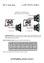 Preview for 7 page of XFIRE AUDIO EFX3000D Owner'S Manual