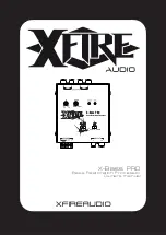 Предварительный просмотр 1 страницы XFIRE AUDIO X-Bass PRO Owner'S Manual