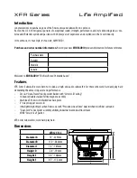 Предварительный просмотр 2 страницы XFIRE AUDIO XFR121 Owner'S Manual