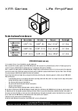 Preview for 4 page of XFIRE AUDIO XFR151 Owner'S Manual