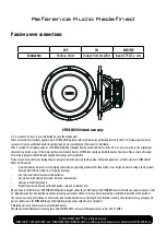 Предварительный просмотр 4 страницы XFIRE AUDIO XFR65MB Owner'S Manual