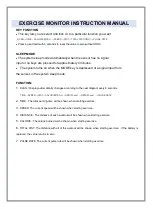 Preview for 12 page of XFit C.L.2500 User Manual