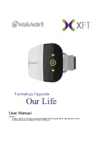 Preview for 1 page of XFT Medical WalkAide II User Manual