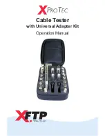 Preview for 1 page of XFtp Cable Tester Operation Manual