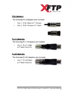 Предварительный просмотр 9 страницы XFtp Cable Tester Operation Manual