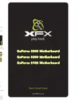 Предварительный просмотр 1 страницы XFX GeForce 8300 Quick Install Manual