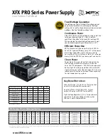 Preview for 2 page of XFX P1-850S-NLB9 Specifications