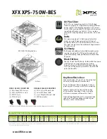 Preview for 2 page of XFX XPS-750W-BES Brochure & Specs