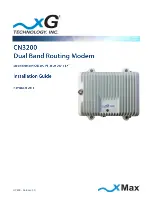 Preview for 1 page of xG Technology CN3200-PS-2500-900-1-EXT Installation Manual