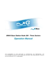 Preview for 1 page of xG Technology xMax BSN200-3S Operation Manual