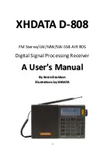 Предварительный просмотр 1 страницы XHDATA D-808 User Manual